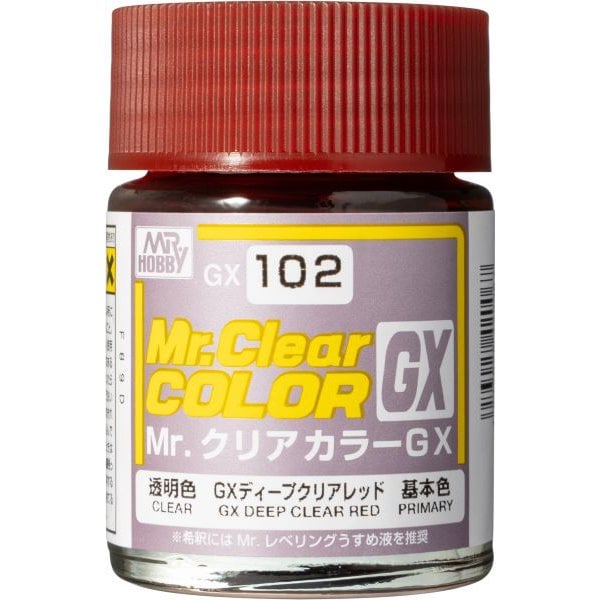 GX102 [Mr.クリアカラーGX GXディープクリアレッド]