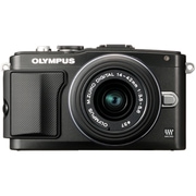 E-PL5 レンズキット ブラック [OLYMPUS PEN Lite（オリンパス ペン ライト） ボディ＋「M.ZUIKO DIGITAL 14-42mm F3.5-5.6IIR」 ブラック]