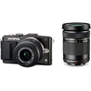 E-PL5 ダブルズームキット ブラック [OLYMPUS PEN Lite（オリンパス ペン ライト） ボディ＋「M.ZUIKO DIGITAL 14-42mm F3.5-5.6IIR」＋「M.ZUIKO DIGITAL ED 40-150mm F4.0-5.6R」 ブラック]