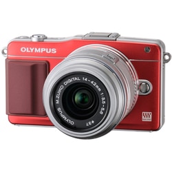OLYMPUS PEN mini E-PM2 ダブルズームキット レッド ヨドバシ.com - オリンパス OLYMPUS PEN mini E-PM2 ダブル
