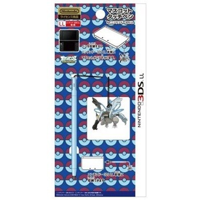 マスコットタッチペンブラックキュレム オーバードライブ・LL [3DS用タッチペン]
