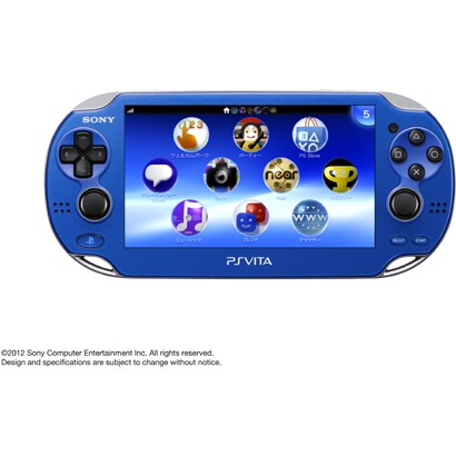 PlayStation Vita 3G/Wi-Fiモデル サファイアブルー 限定版 [PS Vita本体]