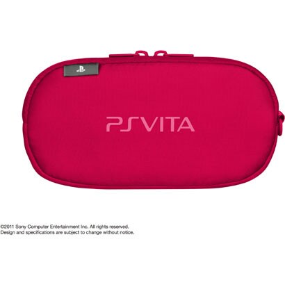 PS Vita用キャリングポーチ レッド [PS Vita用]