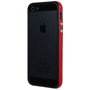 EdgeBand5-006 [iPhone 5用 ブラックリム/レッド]