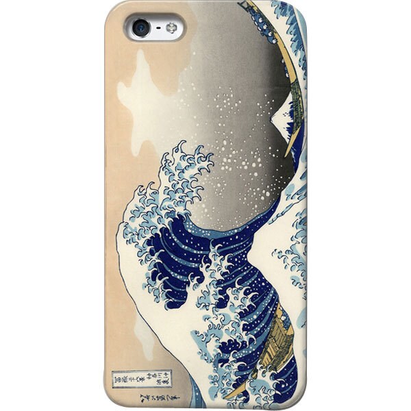 CBY-I5-005 [iPhone 5用 ケース 神奈川沖浪裏]