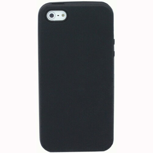 NIP03-BK [iPhone 5用 シリコンケース ブラック]