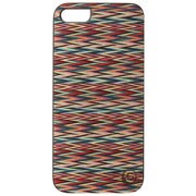 リアルウッドケース [iPhone 5用 チェックBK]