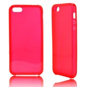 aglowDESIGN [iPhone 5用 TPUケース クリアレッド]