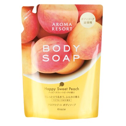 アロマリゾート ボデイソープ ハッピースウィートピーチの香り [詰替用 350ml]