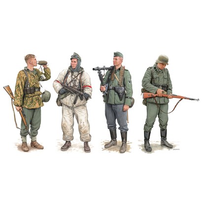1/35 6707 ドイツ軍武装親衛隊 1941-1943 [1/35スケールプラモデル]