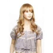 AH-Wig-002 H-BE [Age hair ゆるふわフェミニンカール ハニーベージュ ウィッグ]