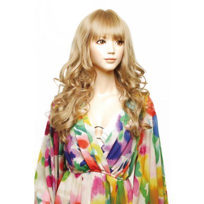 AH-Wig-004 M-BR [Age hair ゴージャスロングウェーブ マロンブラウン ウィッグ]
