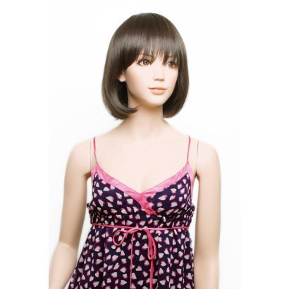 AH-Wig-005 M-BR [Age hair ナチュラルボブ マロンブラウン ウィッグ]