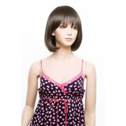AH-Wig-005 C-BR [Age hair ナチュラルボブ ココアブラウン ウィッグ]