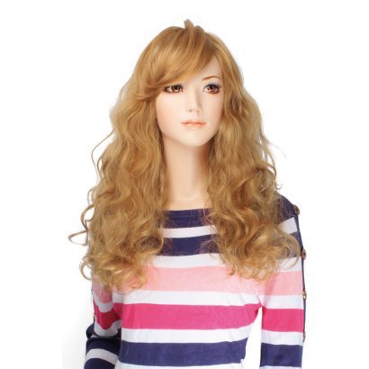 AH-Wig-009 P-BL [Age hair ゆるふわドーリーウェーブ ピアノブラック ウィッグ]