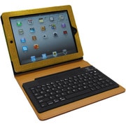 Bluetoothキーボード レザーケース キャメル 新しいiPad/ iPad2対応 MK3000-SCA