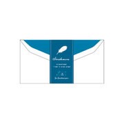洋形二重封筒万年筆用 ホワイト ES6WH