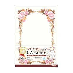 OA対応用紙　フラワー柄A403 SRA403