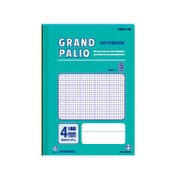 パリオノート 全科目 セミB5判(学用3号) 両面開き 4mm方眼罫 8mmマス 十字リーダー入 GG84G