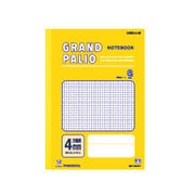 パリオノート 全科目 セミB5判(学用3号) 両面開き 4mm方眼罫 8mmマス 十字リーダー入 GG84Y