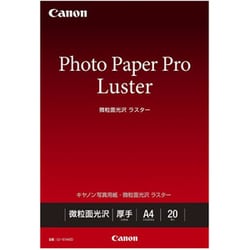 写真用紙・微粒面光沢 ラスター Ａ4 20枚 LU-101A420