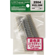 2504 着色済み 鉄路柵 コンクリート