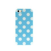 ASP-IP5DT-BLW [ドットTPUケースiPhone 5 用 ブルー/ホワイト]