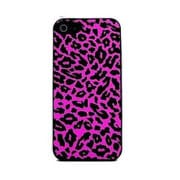 アニマルシリコンケースiPhone5 [iPhone 5 用 ピンク ヒョウ]