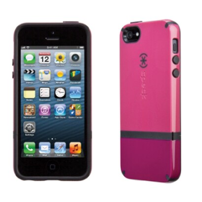 SPK-CDYFLP-IP5-PKBK [iPhone5用 キャンディーシェル フリップ Raspberry Pink/Dark Raspberry Pink/Black]