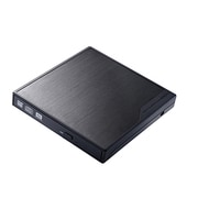 USBバスパワー対応ポータブルDVDユニット トレイタイプ 視聴ソフト付 ブラック LDR-PMF8U2VBK