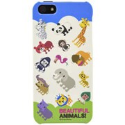 カスタムカバー iPhone5 アニマルズ 総柄 [iPhone 5用ジャケット]