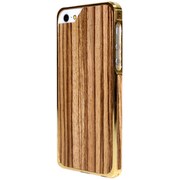 AlloyX Wood iPhone5 24K YeGD/Teak [iPhone5用]