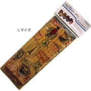 LuggageJacket Lサイズ トラベルスタンプ [スーツケースカバー]