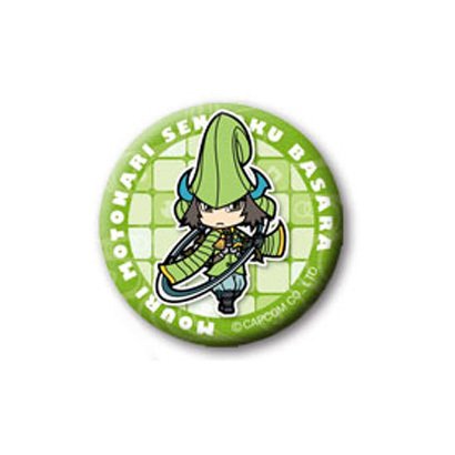 戦国BASARA デフォルメ缶バッジ 毛利元就