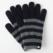 iTG005-NVxGY/S [iTouch Gloves ストライプ NVxGY S]