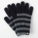 iTG005-NVxGY/L [iTouch Gloves ストライプ NVxGY L]