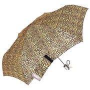 晴雨兼用 折りたたみ傘 ヒョウ 自動開閉 308g/直径97cm [A150W43]