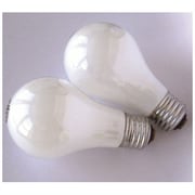 白熱電球 一般電球 E26口金 100V 100形(90W) 60mm径 ホワイト 2個入 LW100V90WGE2P