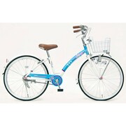 子ども用自転車 スターエスコート 24型 変速なし ブルー/ホワイト 241-F