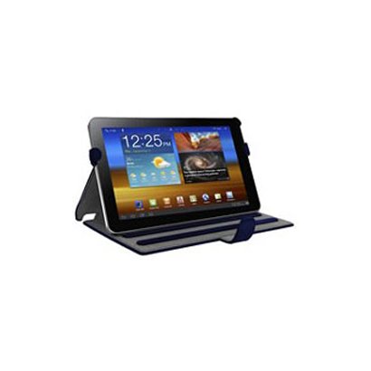 GALAXY Tab7.7用レザーケース　ネイビー BSTPGT77LNB