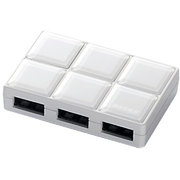 Wii対応USB2.0ハブ（ACアダプター付） 4ポートタイプ ホワイト BSH4A09WWH
