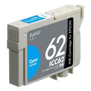 互換インクカートリッジ エプソン ICC62 シアン(顔料) PLE-E62C