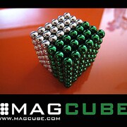 マグキューブ グリーン＆シルバー [立体パズル]
