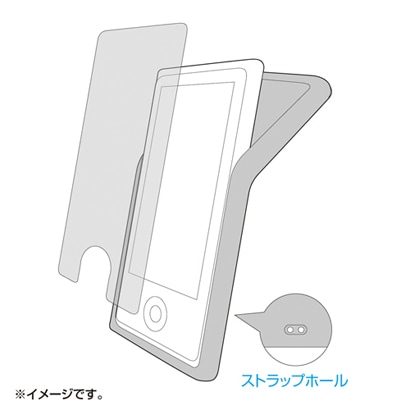 PDA-IPOD71CL [シリコンケース(iPod nano 第7世代用) クリア]