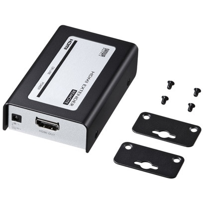 HDMIエクステンダー LAN 変換 延長器 最大60m 高画質 フルHD対応 受信機 単品 増設 高音質 LANケーブル 接続 VGA-EXHDR