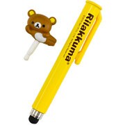 キャッピータッチペン リラックマA [イヤホンジャックマスコットとタッチペンが合体]