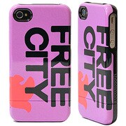 iPhone 5用ケース [ロゴパープル]
