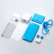 第5世代 iPod touch用 抗菌スターターパック ブルー TR-SPTC12-BL