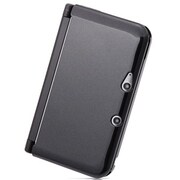 ニンテンドー3DS LL用 ハードコーティング・ハードジャケット(パールブラック)
