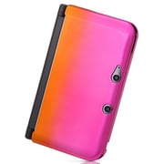 ニンテンドー3DS LL用 ハードコーティング・グラデーション・ハードジャケット(オレンジ/ピンク)
